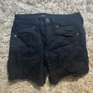 Black American Eagle Jean Shorts